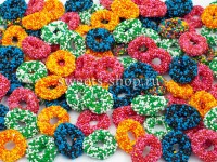 Жевательный мармелад Хрустящие "Пончики в обсыпке кислые" HALAL