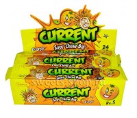 Кислая Жевательная конфета CURRENT CHEW со вкусом апельсина 15гр