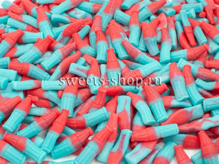 Жевательный мармелад "Бутылочка розово-голубая"