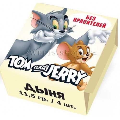 Жевательные конфеты "Tom and Jerry" со вкусом Дыни 11,5гр