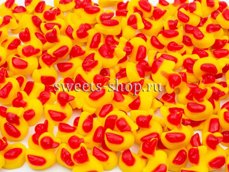 Жевательный мармелад "Уточки" со вкусом банана и сливок