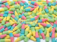 Жевательный мармелад "Кола бутылочка разноцветная в сахаре" фруктовая Жевательный мармелад "Кола бутылочка разноцветная в сахаре" фруктовая