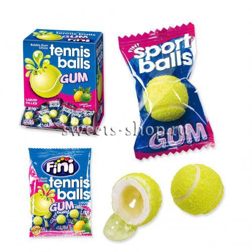 Жевательная резинка "Теннисные мячики" с начинкой 5гр
