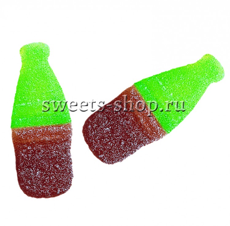 Жевательный мармелад "Бутылочка кола" в обсыпке