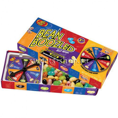 Драже жевательное "Ассорти Bean Boozled" 100гр (игра с вращающимся диском) необычный вкус