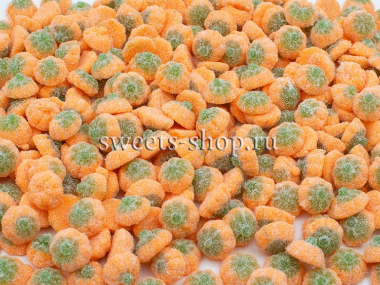 Жевательный мармелад "Тыквы/Мандарины" кислые 4гр HALAL