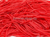 Жевательный мармелад "Спагетти клубничные без обсыпки" HALAL